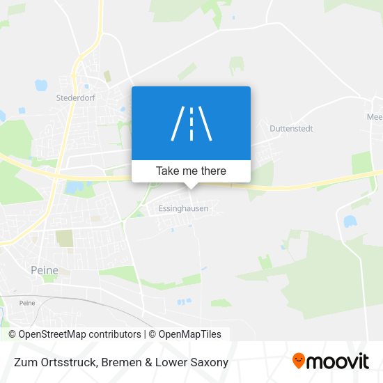 Zum Ortsstruck map