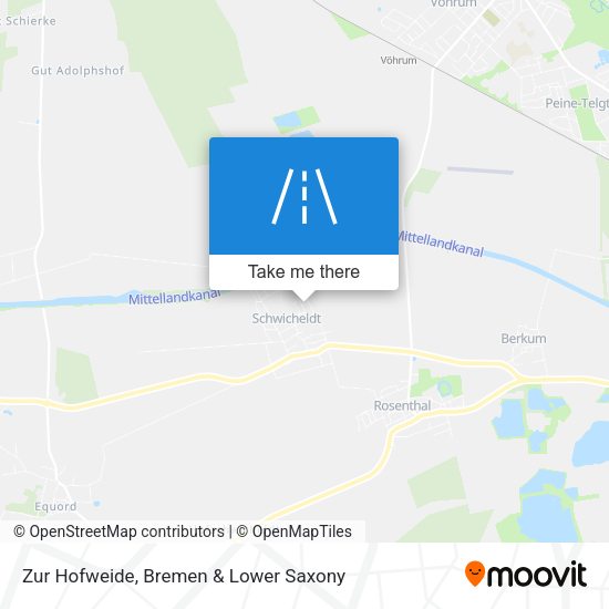 Zur Hofweide map
