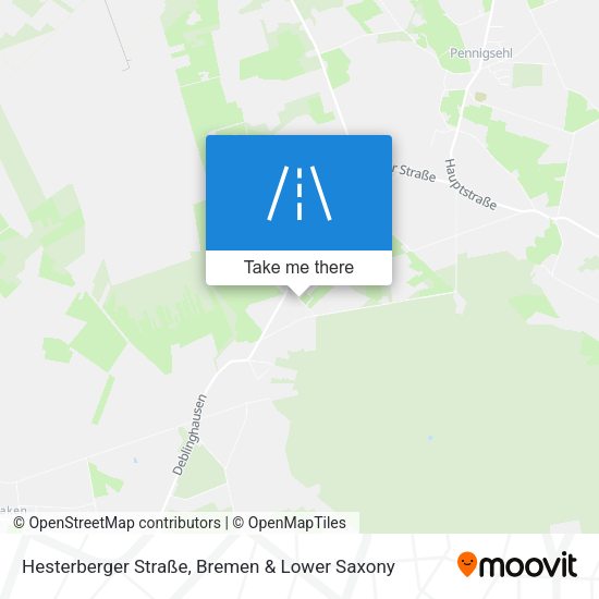 Hesterberger Straße map