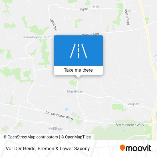 Vor Der Heide map