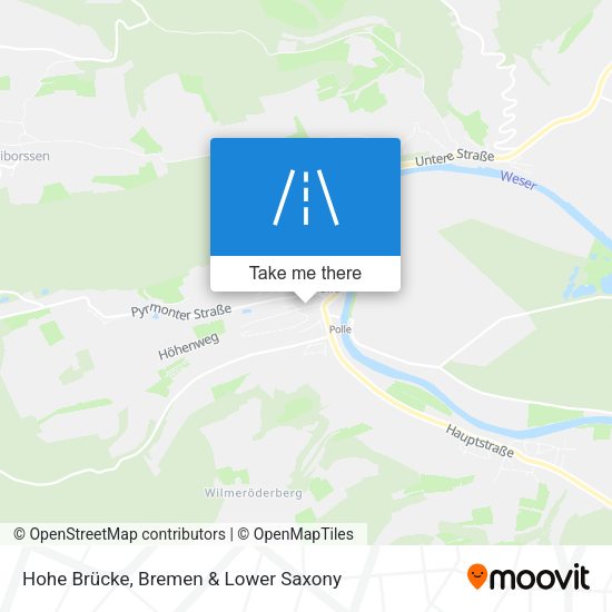 Hohe Brücke map