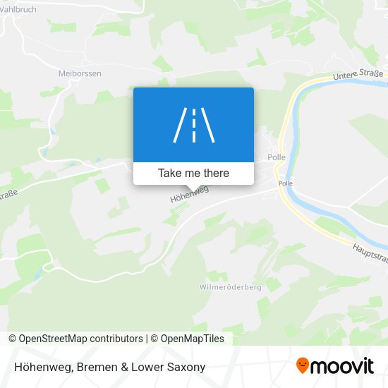 Höhenweg map