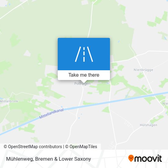 Mühlenweg map