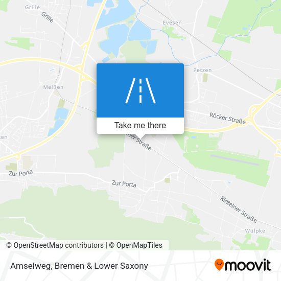 Amselweg map