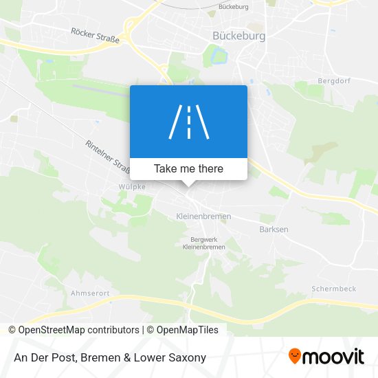 An Der Post map