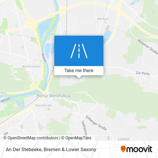 An Der Stebeeke map