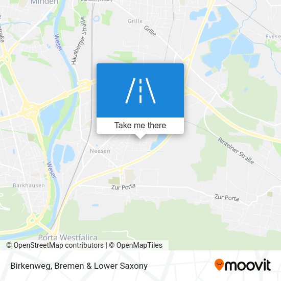 Birkenweg map