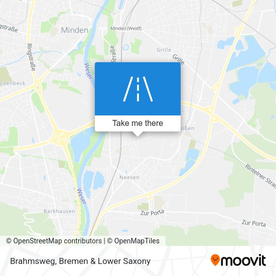 Brahmsweg map