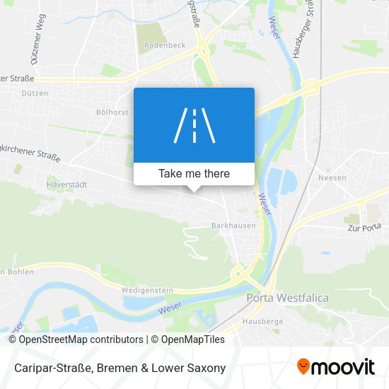 Caripar-Straße map