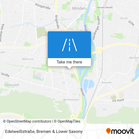Edelweißstraße map