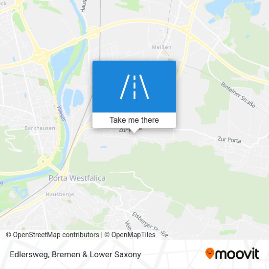 Edlersweg map