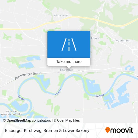 Eisberger Kirchweg map