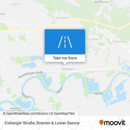 Eisberger Straße map