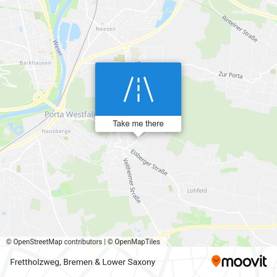 Frettholzweg map