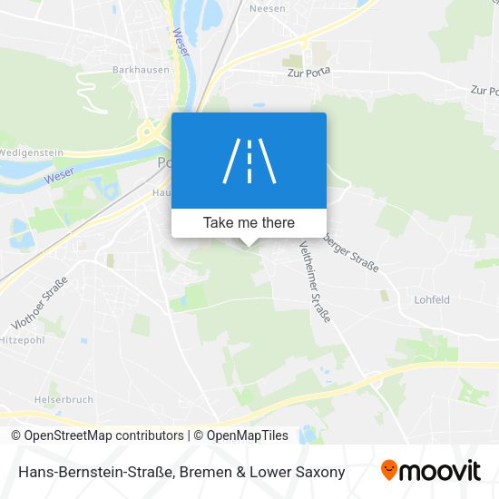 Hans-Bernstein-Straße map
