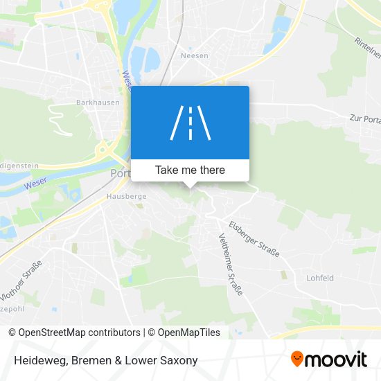 Heideweg map