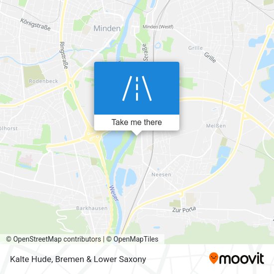 Kalte Hude map