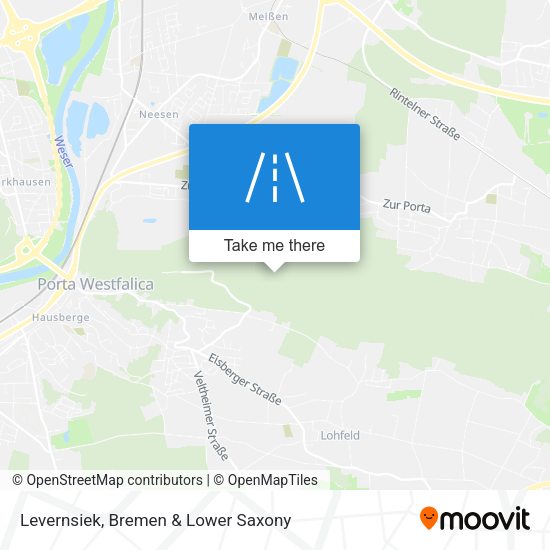 Levernsiek map