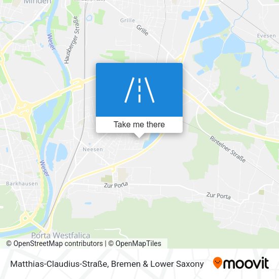 Matthias-Claudius-Straße map