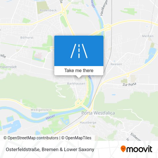 Osterfeldstraße map