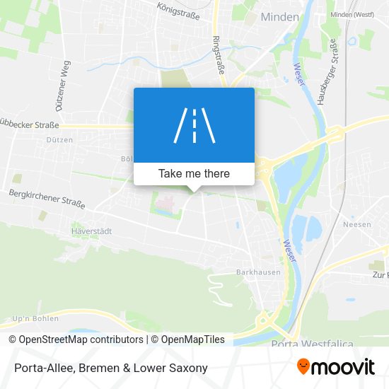 Porta-Allee map