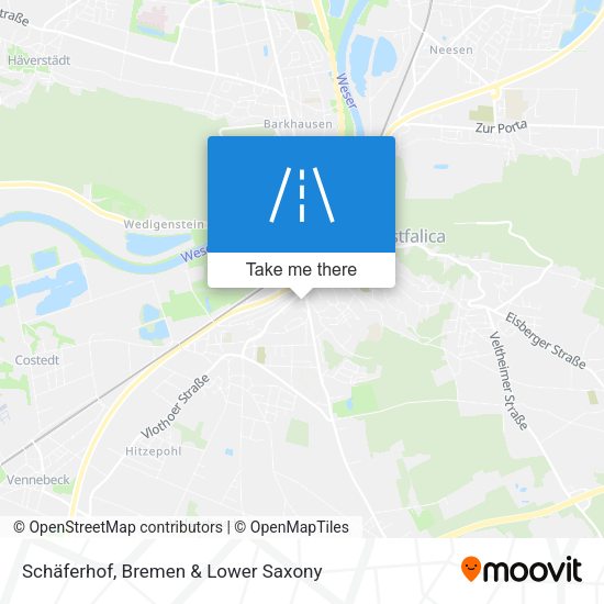 Schäferhof map