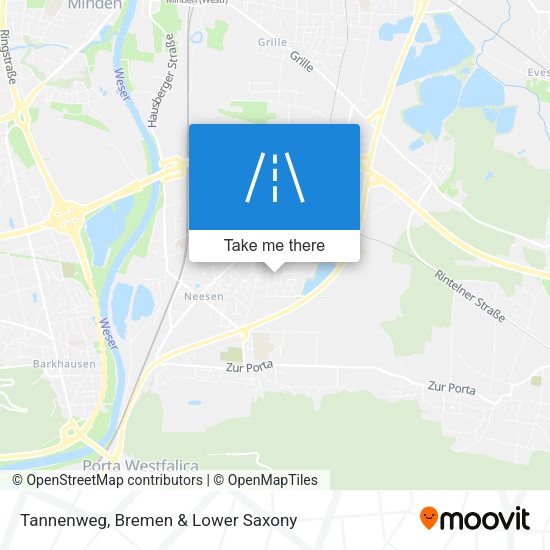 Tannenweg map