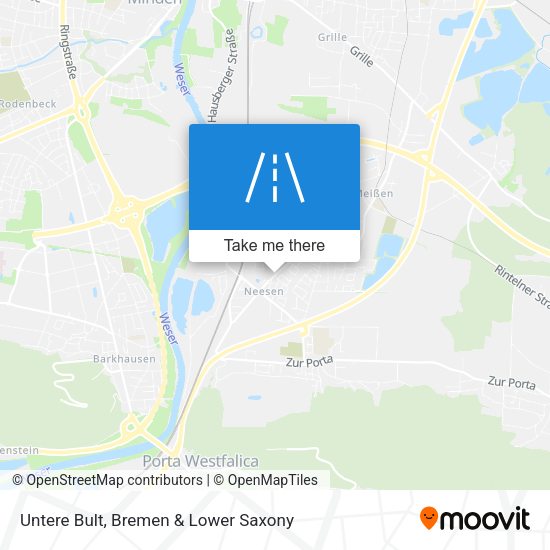 Untere Bult map