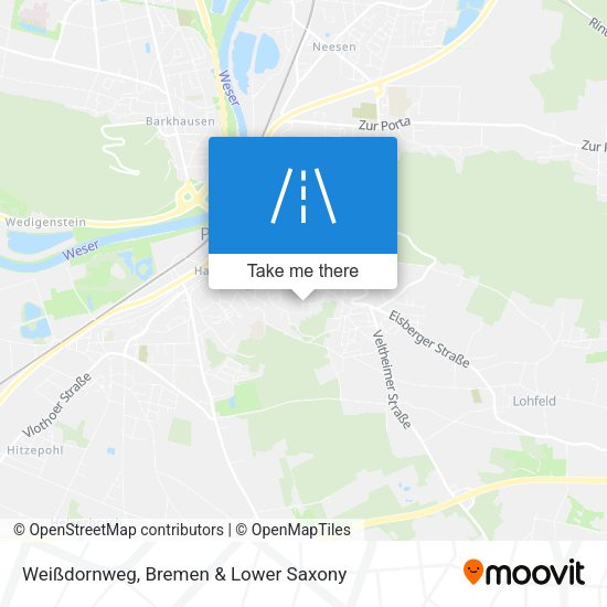 Weißdornweg map