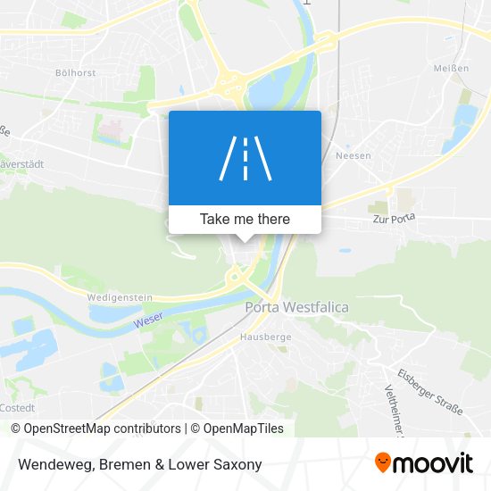 Wendeweg map