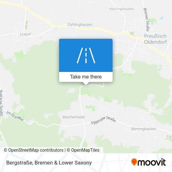 Bergstraße map