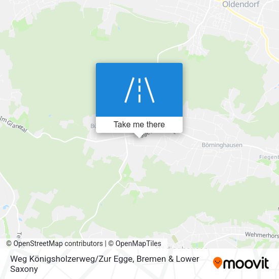 Weg Königsholzerweg/Zur Egge map