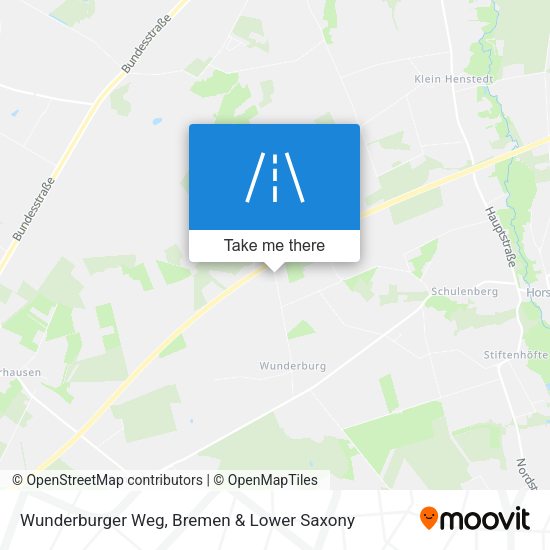 Wunderburger Weg map