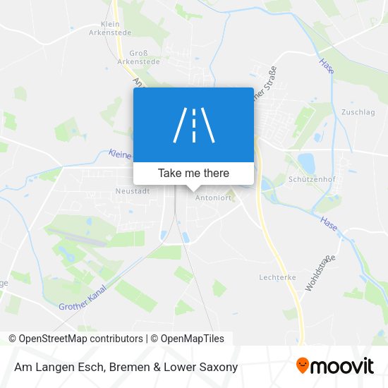 Am Langen Esch map