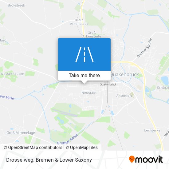 Drosselweg map