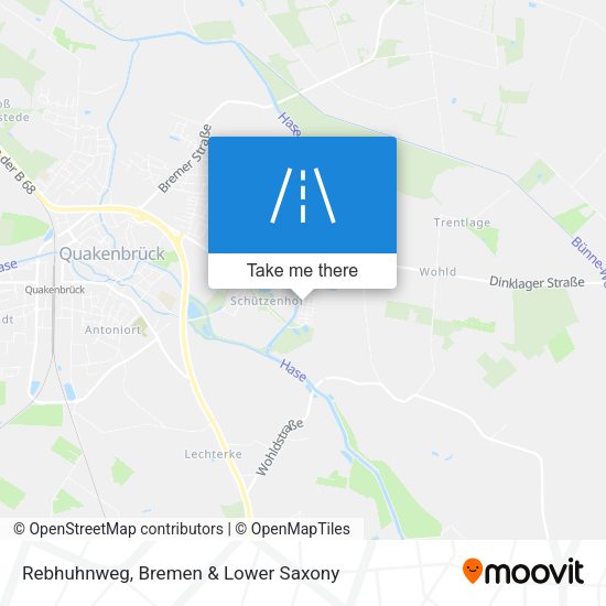 Rebhuhnweg map