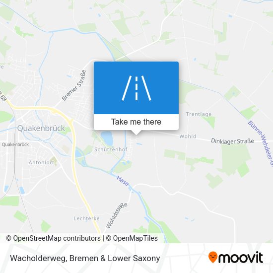 Wacholderweg map