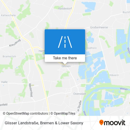 Glisser Landstraße map