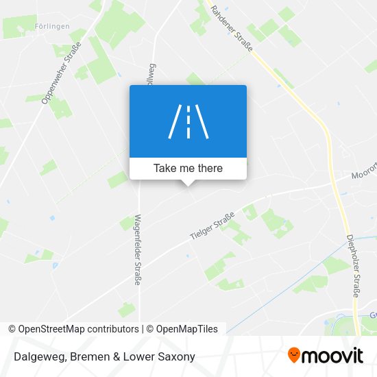 Dalgeweg map
