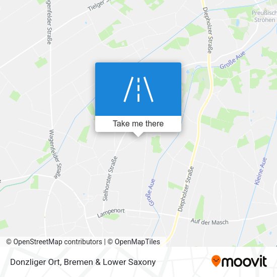 Donzliger Ort map