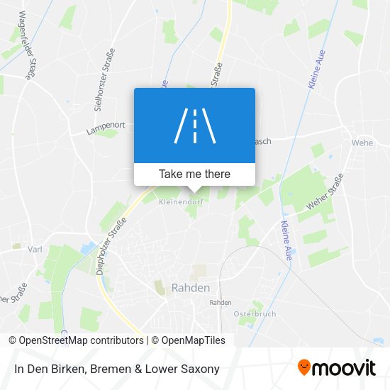 In Den Birken map