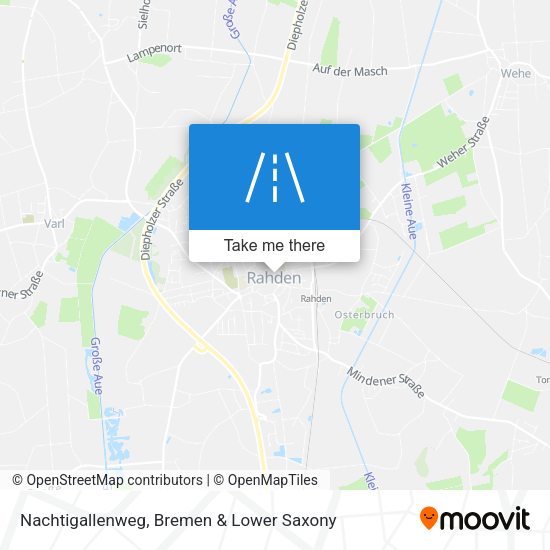 Nachtigallenweg map