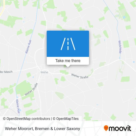Weher Moorort map