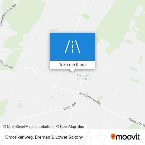 Omorikenweg map