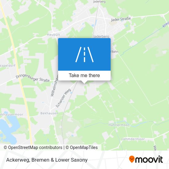 Ackerweg map