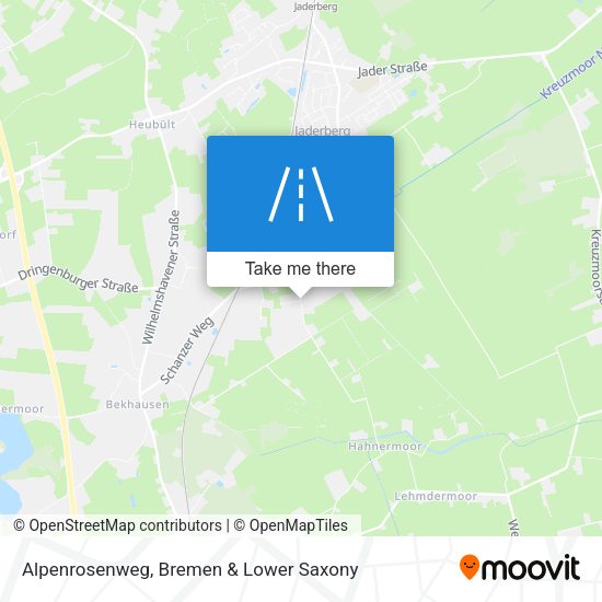 Alpenrosenweg map