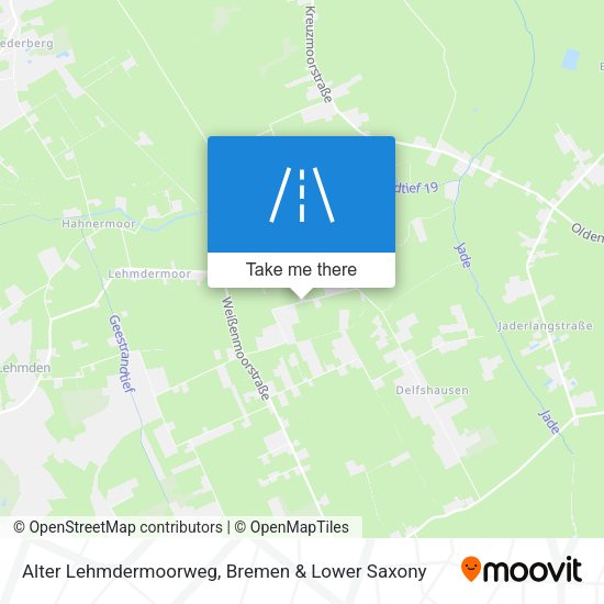 Alter Lehmdermoorweg map