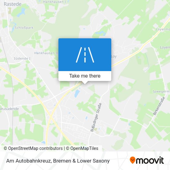 Am Autobahnkreuz map