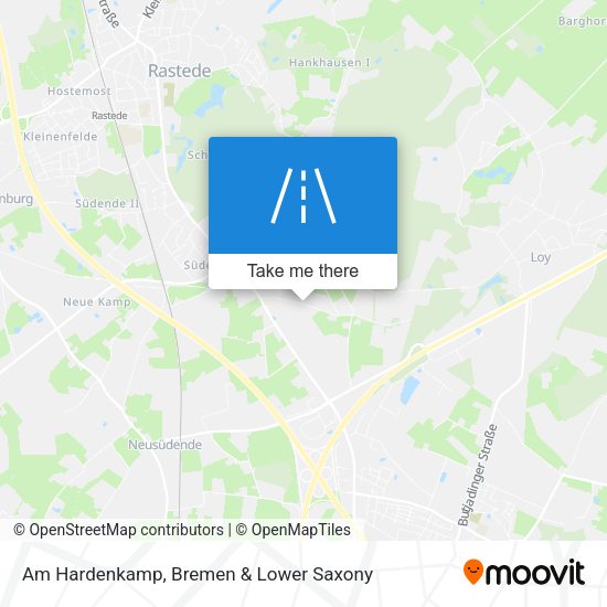 Am Hardenkamp map
