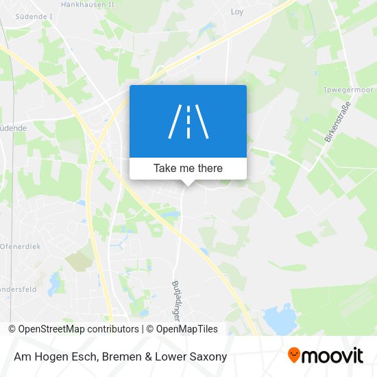 Am Hogen Esch map